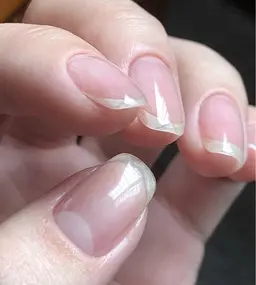 シンプルクリアネイル