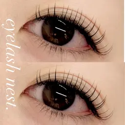 【ご新規様限定🎀】フラットラッシュ120本まで(オフ込)+美容液コーティング付