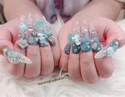 🎀チープ長さ出し持ち込みデザイン【ゴテゴテ10本ok】¥12980🎀