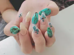 スカルプベーシックコース(2本づつアート)