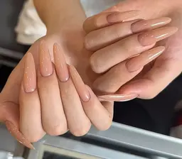 練習モデル⭐当日予約限定◆チップ長さだしワンカラーorラメグラデーション