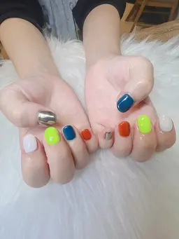 ♡メンズネイル ワンカラー・持ち込みデザイン(+¥1000)/オフなし ★ハンドorフット