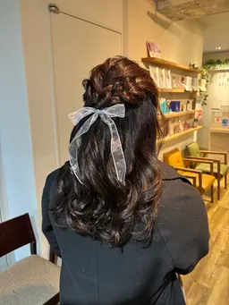 卒業式のヘアセット🎓🌸