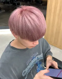 【🐇メンズ限定🐇】メンズカット＋最高級ケアブリーチによるダブルカラー【ブリーチ1回➕カラー🪄︎︎】