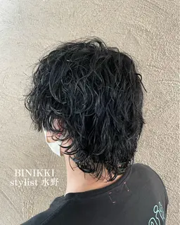 ミニモ限定約50%off｢メンズ限定｣カット+パーマ（特殊パーマ変更＋1100円）