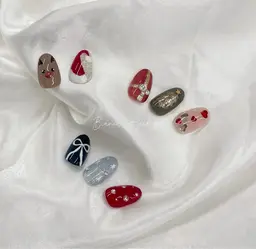 おすすめ🖤ハンド【オフなし】２本アート🖤 ¥5830　　[八王子/パラジェル登録店]