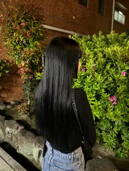 【就活準備におすすめ🪄】艶感たっぷりブラック🖤(+stトリートメント)