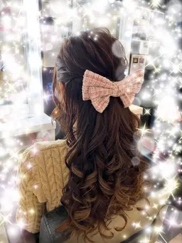 およばれヘアセット