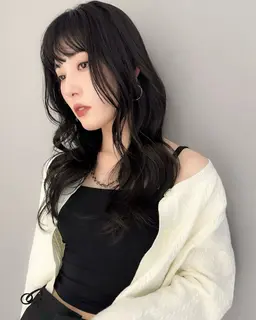 艶カラー＋クイックトリートメント【思わず触りたくなるツヤ髪カラー✨】