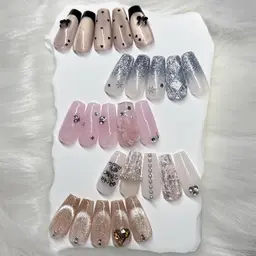 hand🧸【長さだし10本+定額 Luxe design】￥13900