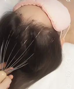 👩🏻【頭】ヘッドスパ💕横振動&ハンド🦋頭皮➕眼睛ツボ➕肩➕顔➕耳➕首🦋50分