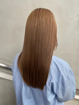 〈艶感⤴︎〉髪質改善ストレート＋カット