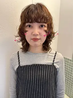 👩🏻‍🦱👨🏻‍🦱🌀カット＋パーマ¥14300→¥5500     【※10​〜​20代限定】　全レングスOK