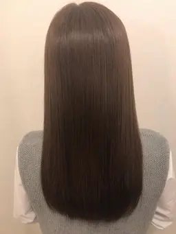 12月限定🌸✨髪質柔らか‼️自然なストレートで圧倒的まとまり😍ナチュラル縮毛矯正＋カット＋ベースTR✨