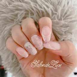 もやもやパールネイル　ピンク（画像のお色）と白、グレージュのみ　他店オフ込み　オフ無しの方は¥500引き