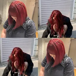 ~赤系ﾜﾝｶﾗｰ~ 高発色カラー剤使用