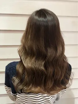 💚ブリーチなしWカラー+前処理トリートメント💚