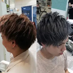 🔥メンズ垢抜け計画🔥メンズカット➕ダブルカラー（ブリーチ込み）➕補修トリートメント