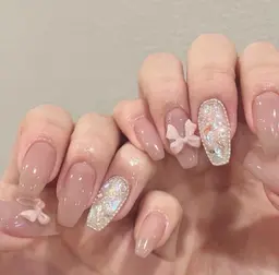 シンプル＋4本パーツアート➕オフあり