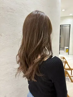 🌟透明感ある艶カラー+メンテナンスカット🩶