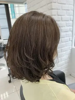 【もちの良いホットパーマ】カット＋デジタルパーマ