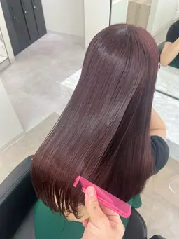 髪質改善ワンカラー🩵✖️トリートメント✨