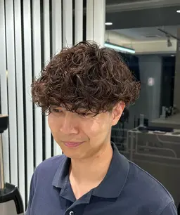 【🎱期間限定40%OFF🎱メンズ限定】カット＋スパイラルパーマ＋ケラトリートメントor頭皮ケアMarbb