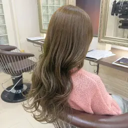 【初カラーで明るくしたい方はこれ‼️】低ダメージで明るく🦒カット＋ダブルカラー＋1stepAujua🦒