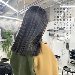 《しっかり見える‼︎》コントラストハイライト×トリートメント