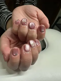 1月限定マグネットネイル（オフなし