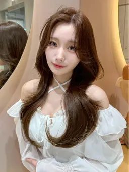 【2月限定！】✨🎀透明感ワンカラー＋ナノ1stepトリートメント＋前髪・顔周りカット 🎀🫧 (黒染めはなし)