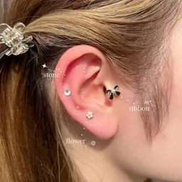 【꙳☽New menu꙳☽】今月限定💎耳ツボジュエリー💎※両耳10コ