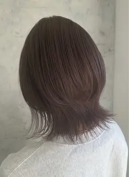 カット+ブリーチなしWカラー+Aujuaトリートメント