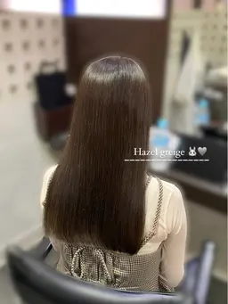 前髪カット➕カラー➕水素トリートメント