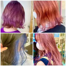 ダブルカラー🌸ブリーチ有り🌸トリートメント💐1日1名様限定メニュー💐