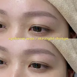 eyebrow wax only(間引き無し)
