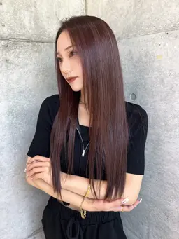 【最高級艶カラー】カラー＋ダイヤモンドトリートメント髪質改善