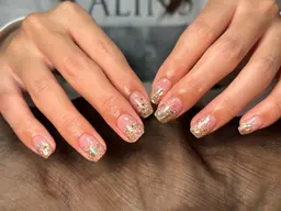 🌰【ラメグラデーション★クリアベース】🌰1色まで