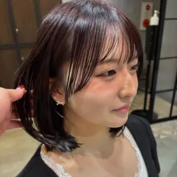 🍒ྀིブリーチなし暖色カラー＋集中ケアトリートメント🍒ྀི