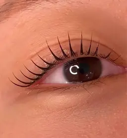 韓国アイドル風マスカラパーマ】束感まつパメまつげカラー