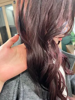 【ミニモ特別メニュー】❤️💜暖色カラー🩷🧡➕トリートメント(Aujua)