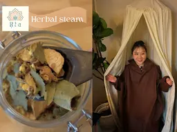 【年末価格】冷え性&むくみでお悩みの方🪷メディカルハーブ蒸し40分(フットバス付き)🌿/¥5500▶︎¥3500