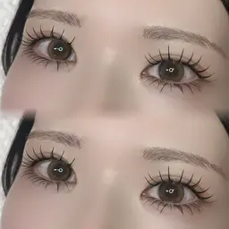 《当日ご新規様》平日限定‼️オフ込み💡LEDフラットラッシュ120本💡束感コーティング込💙👁