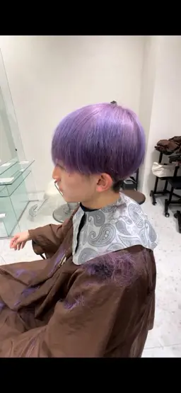 【ハイトーン特化👑】ケアブリーチ2回➕オーガニックカラー🌱