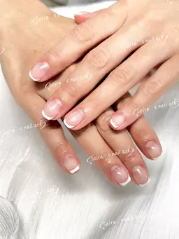 👑期間限定👑大人定番❣️フレンチネイル【初回オフ無料】