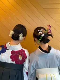 卒業式ヘアセット🎓🌸