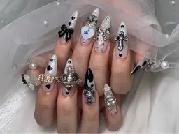 【チップ長さ出し）10本持ち込みやり放題MAX¥17600（最高級パーツ/ゴテゴテ OK）