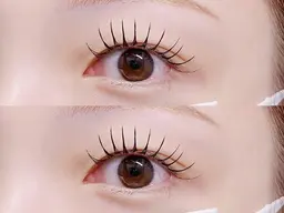 オフ無料☘️フラットラッシュ120本☘️束感コーティング仕上げ🩷