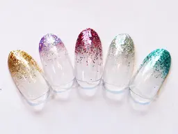 ハンド　ラメグラデーション[オフ込み]