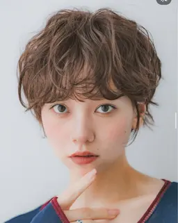 首が長く見える👀カット3stepトリートメント付ショートヘアパーマ〈カット＋パーマ＋トリートメント＋シャンプーブロー〉